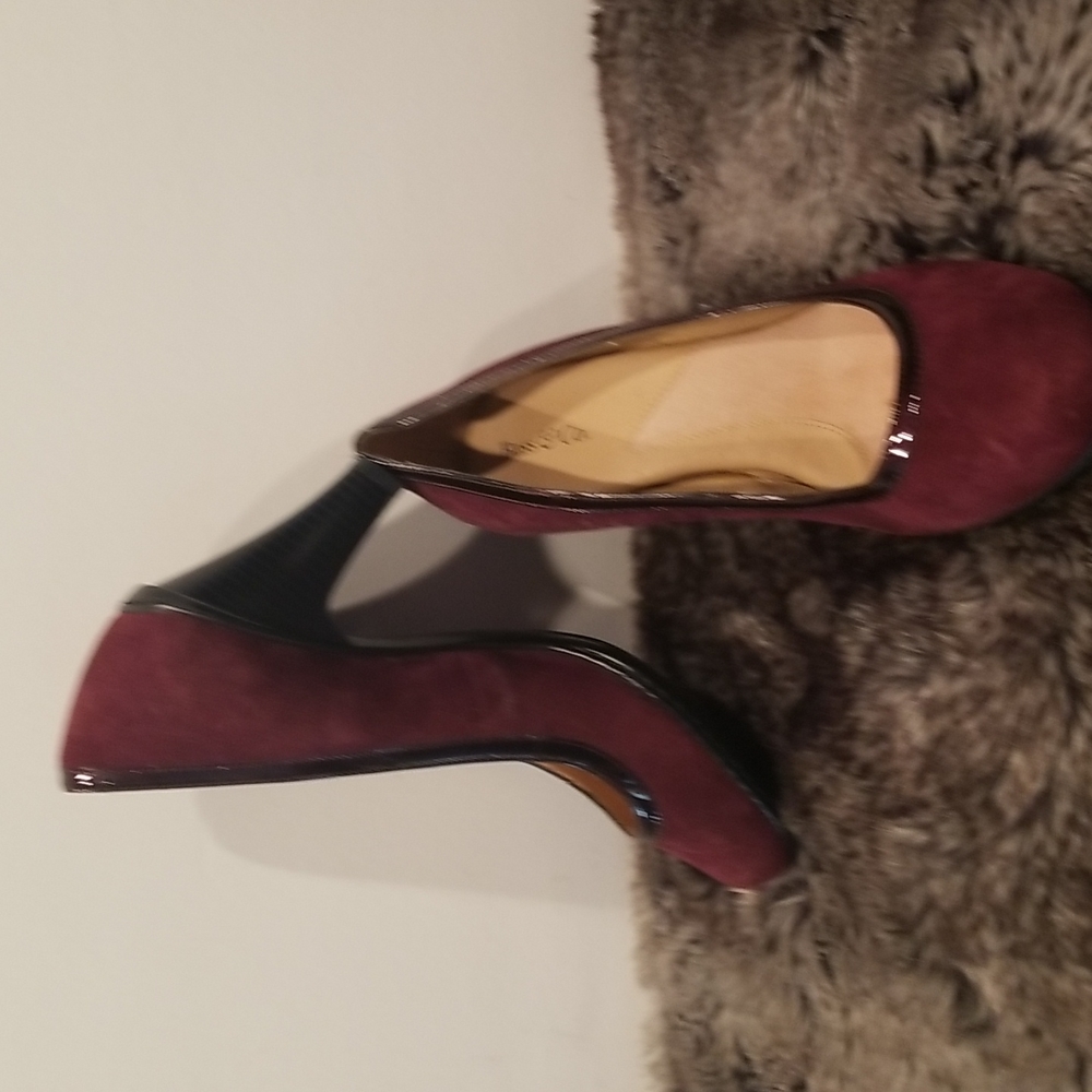 Women's heels by Bass size 9.5 M Aubergine - Picture 4 of 5